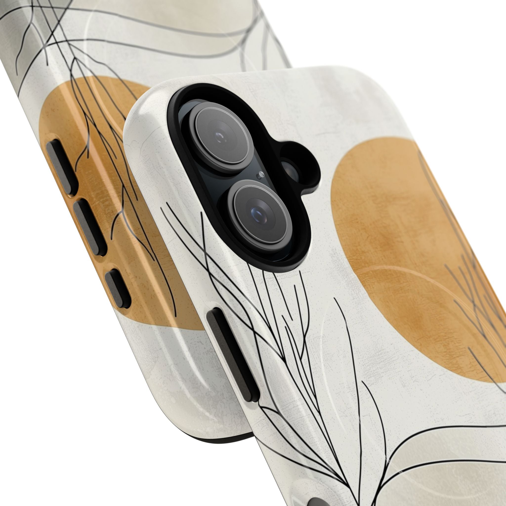 Oranssi Halo iPhone 16 -kotelo - Tough+