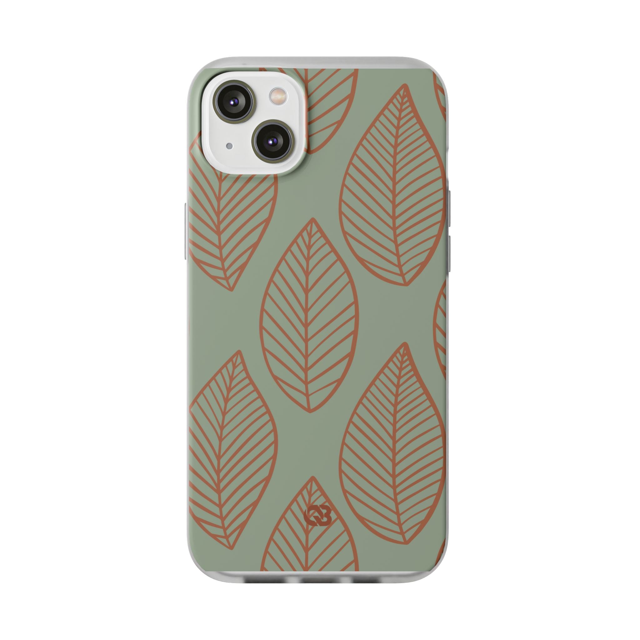 Sage Earth Leaves · Soft Phone Case for iPhone