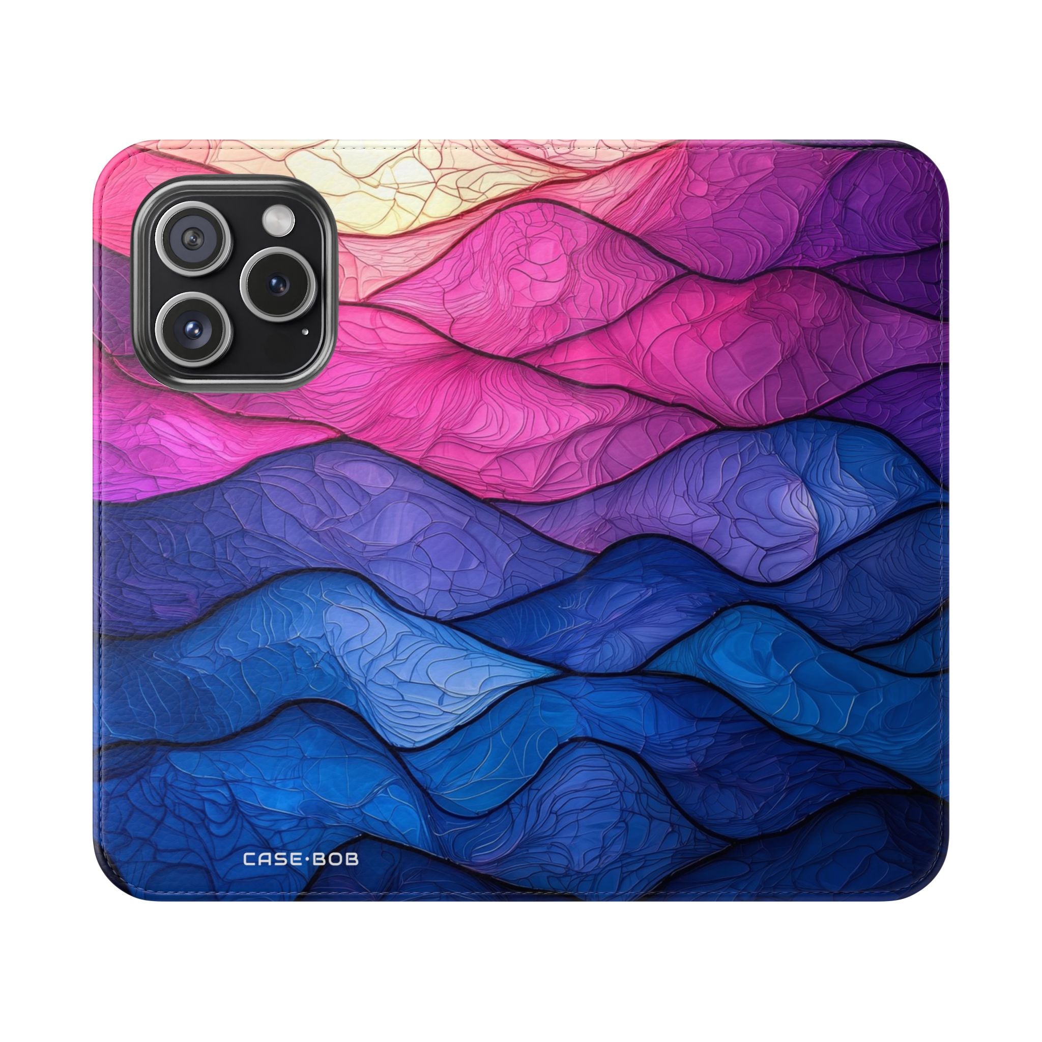 Wavy Veins - iPhone 15 Pro Case - Wallet
