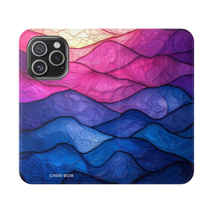 Wavy Veins - iPhone 15 Pro Case - Wallet