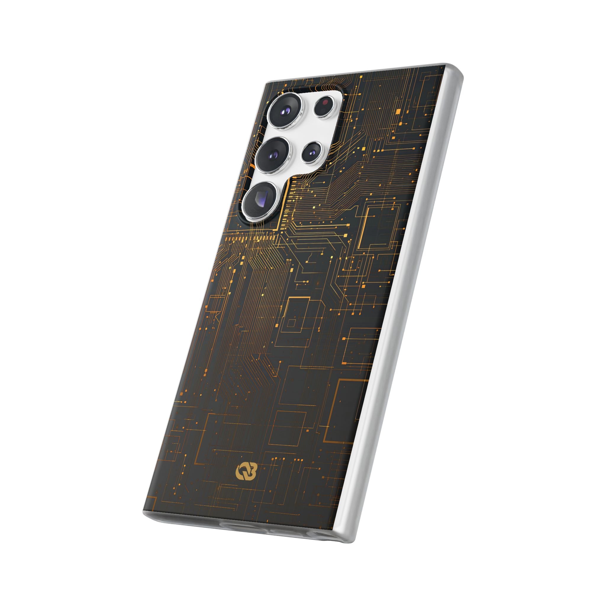 Gold Lite Phone Case for Samsung - Amber Core Mainframe