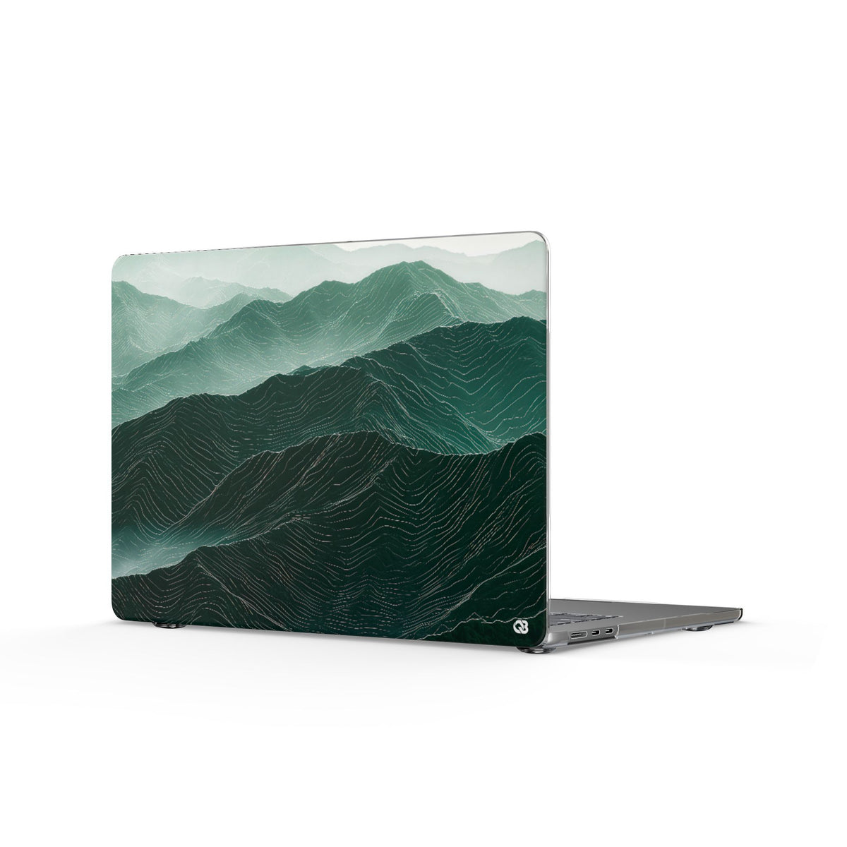 Alpine Mist · Clear Hard Case for MacBook · Green