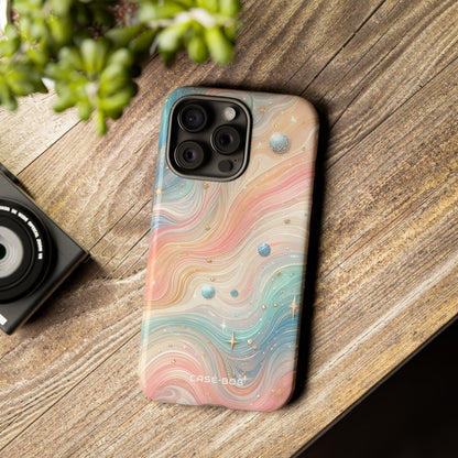 Iridescent Swirls iPhone 15 Pro Max Case - Tough