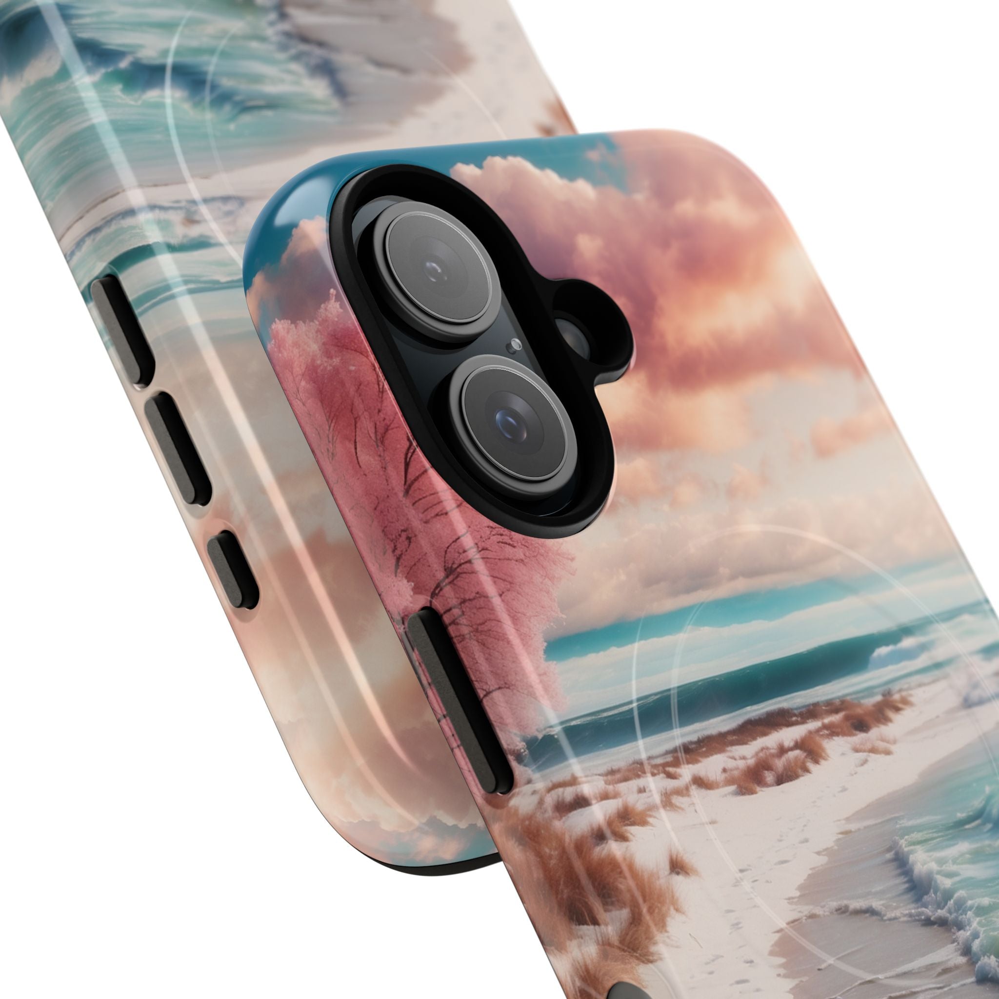 Pink Tree Breeze iPhone 16 Case - Tough+