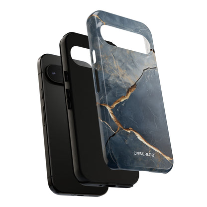 Gezackte Ader Navy Google Pixel 9 Pro Case - Tough