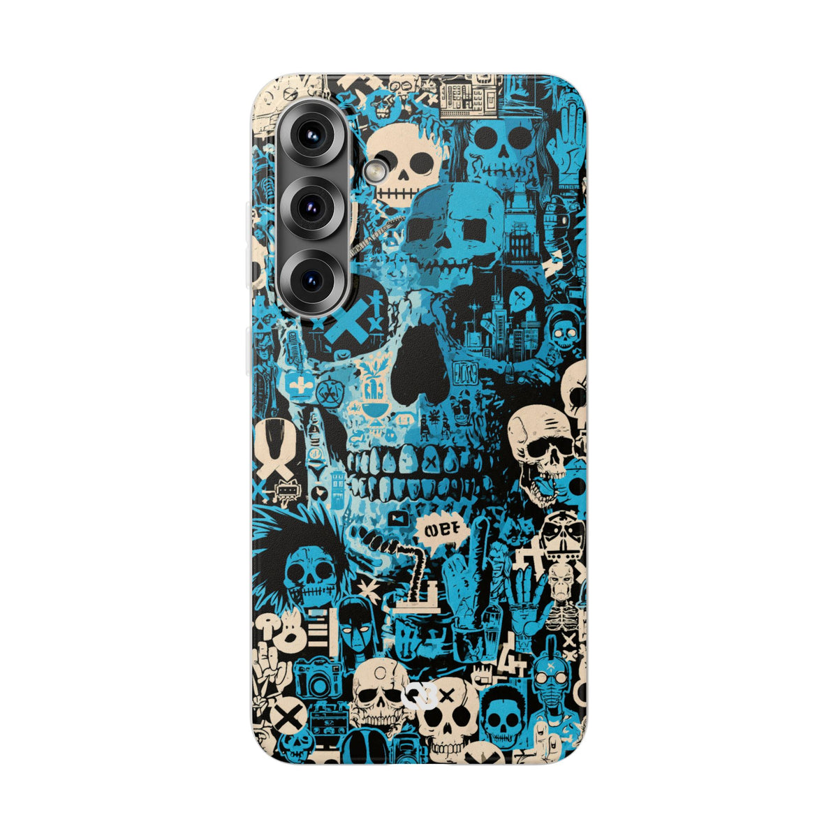 Electric Skull Graffiti · Lite Phone Case for Samsung · Blue