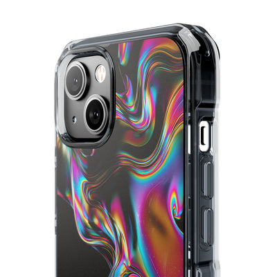 Purple Impact MagSafe Phone Case for iPhone - Liquid Neon Chrome