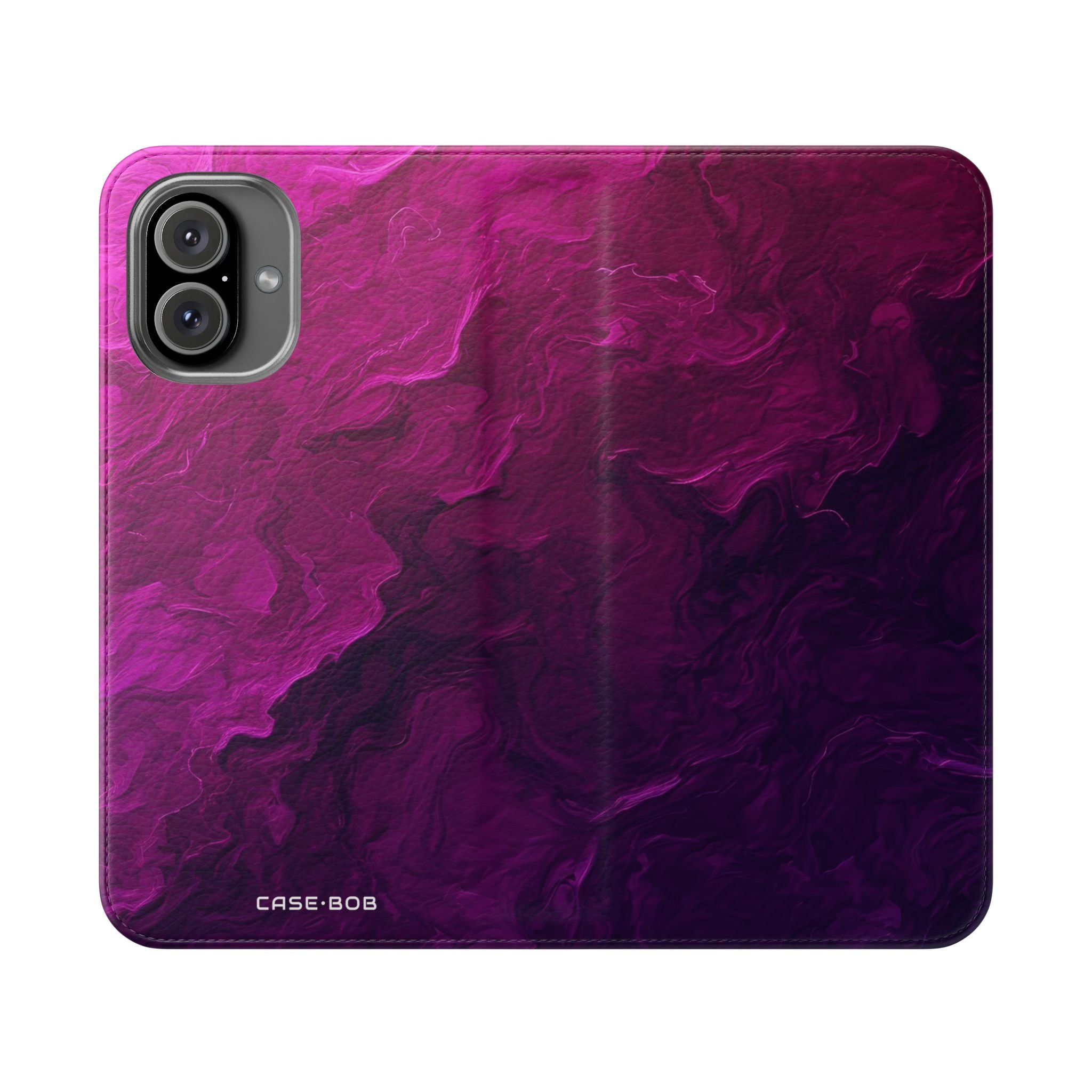 Purple Swirl - iPhone 16 Plus Case - Wallet
