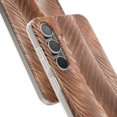 Rose Gold Weave · Lite Phone Case for Samsung · Brown
