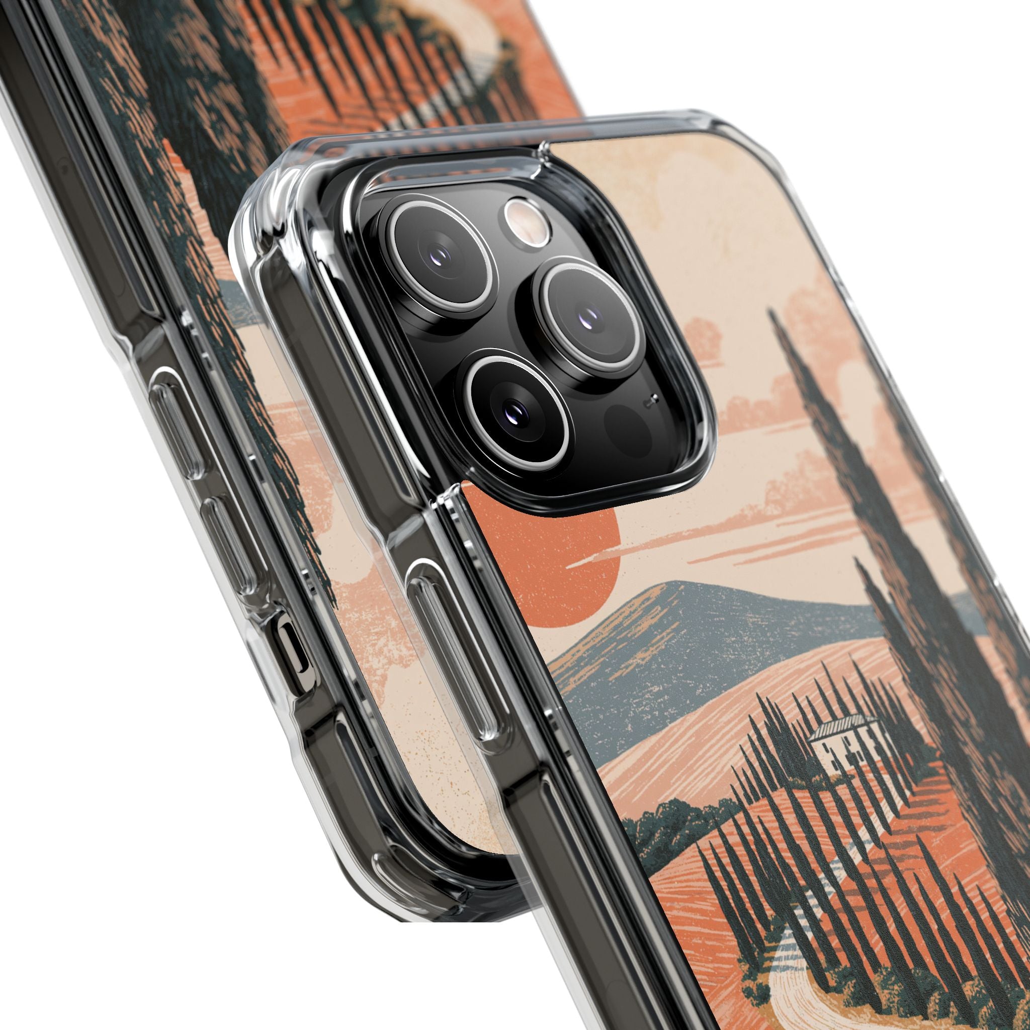 Orange Impact MagSafe Phone Case for iPhone - Terracotta Ridge Trail