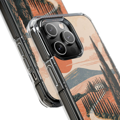 Orange Impact MagSafe Phone Case for iPhone - Terracotta Ridge Trail