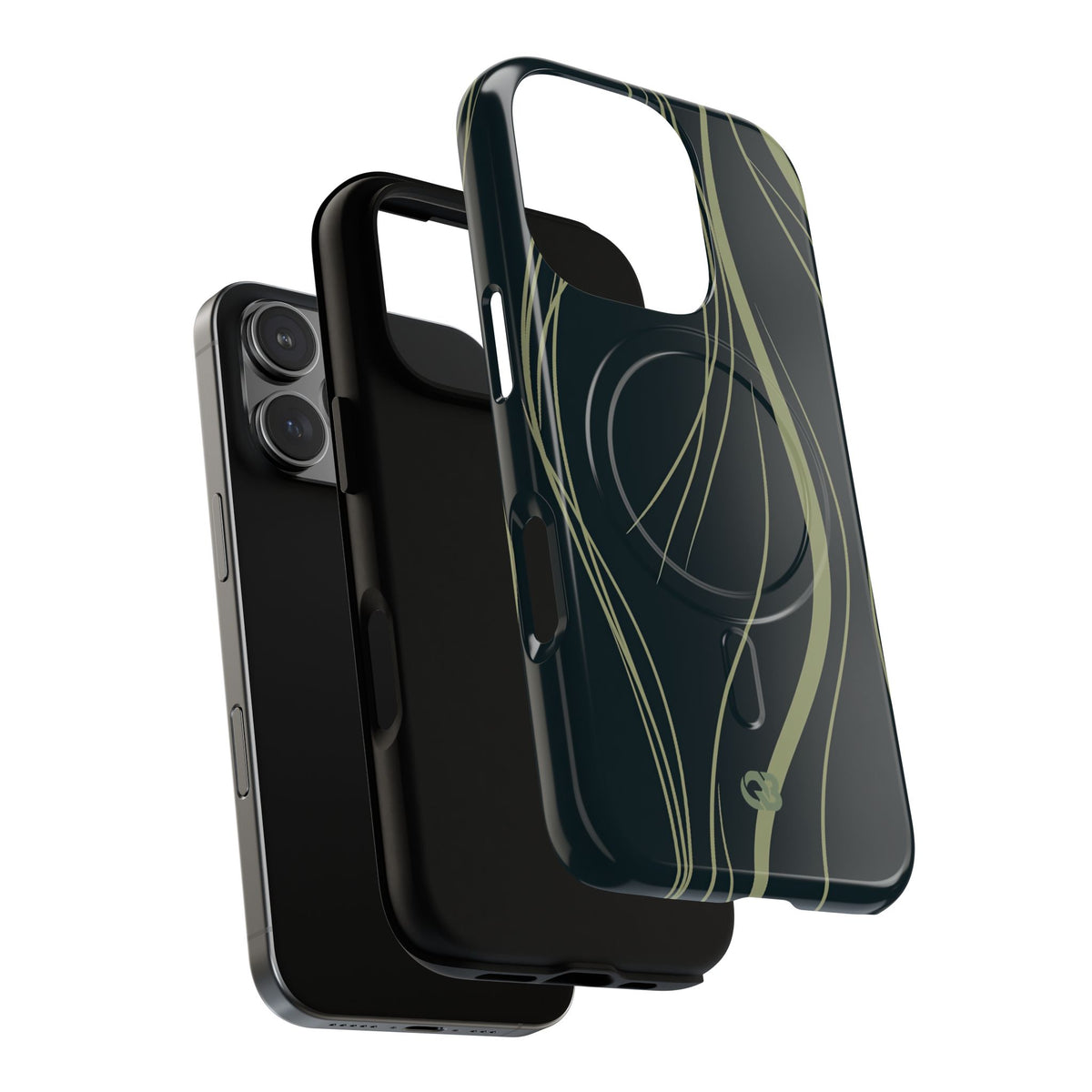 Serpentine Reeds · Tough 2.0 Magnetic Phone Case for iPhone · Green