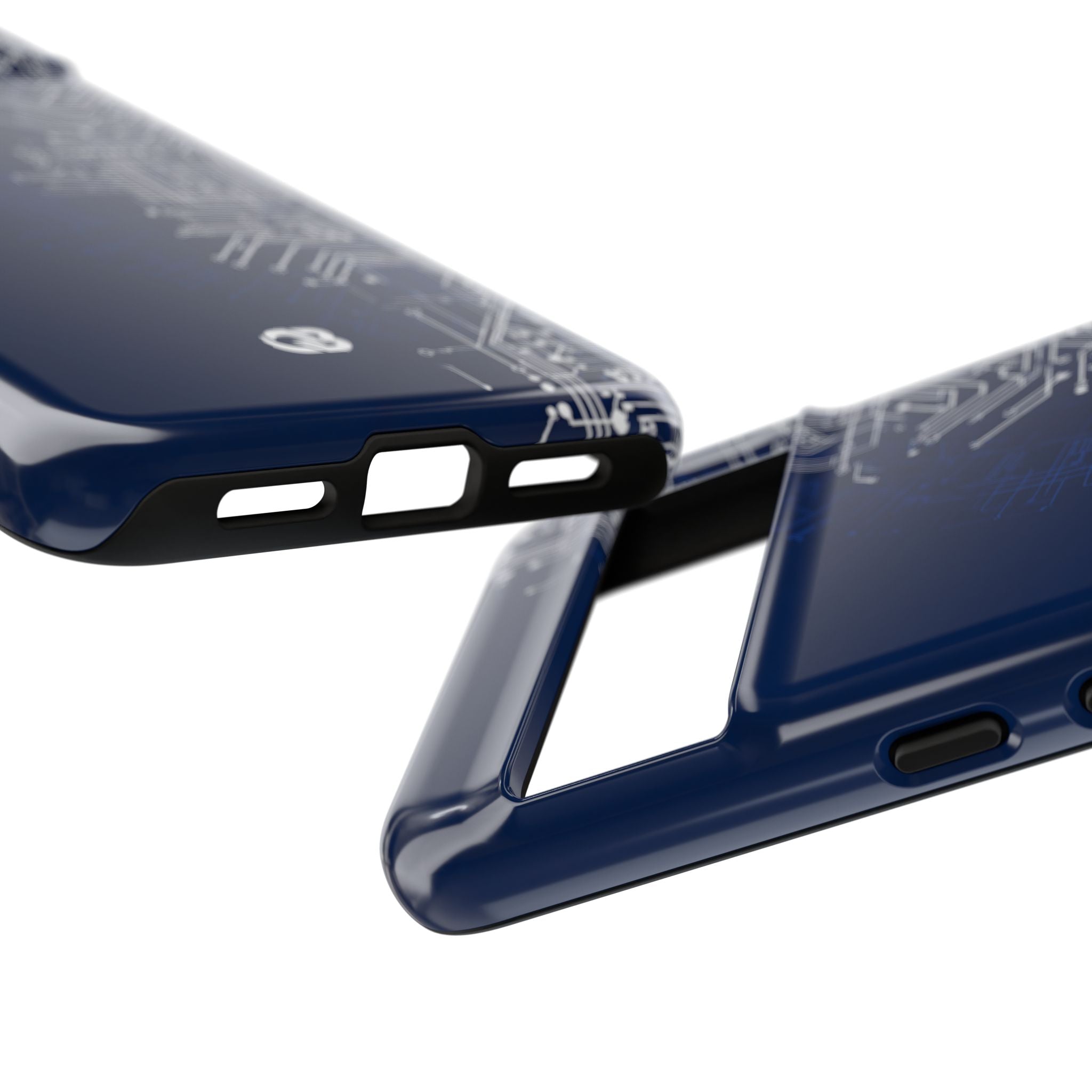 Blue Tough Phone Case for Google Pixel - Cobalt Circuit Logic