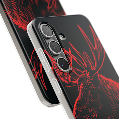 Nordic Elk · Lite Phone Case for Samsung · Black