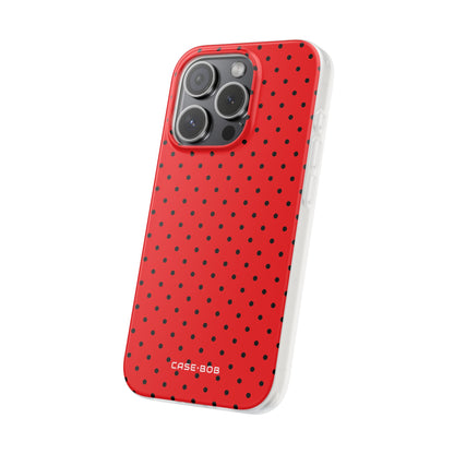 Crimson Punktmatrix iPhone 15 Pro Case - Soft