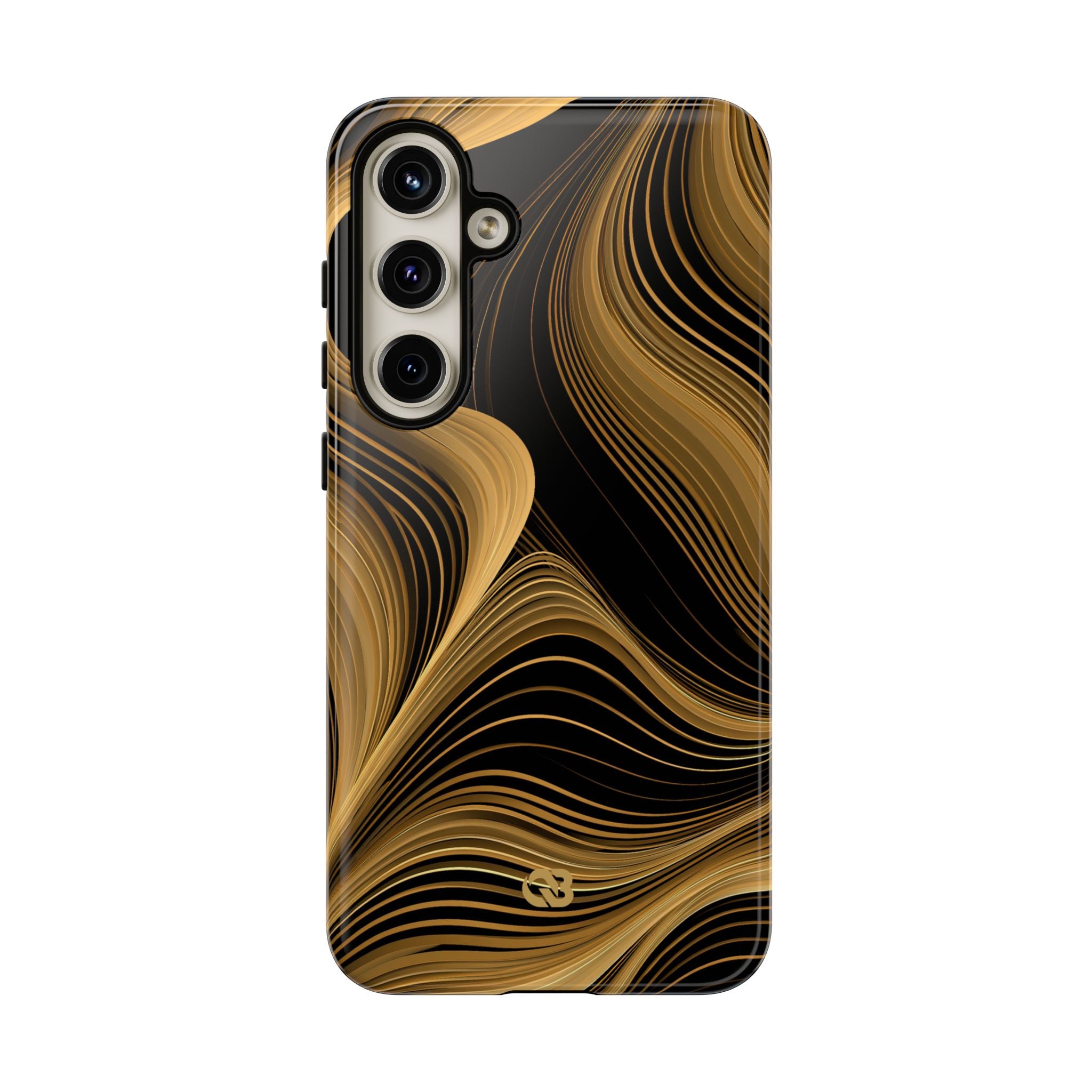 Gold Tough Phone Case for Samsung - Molten Copper Strands