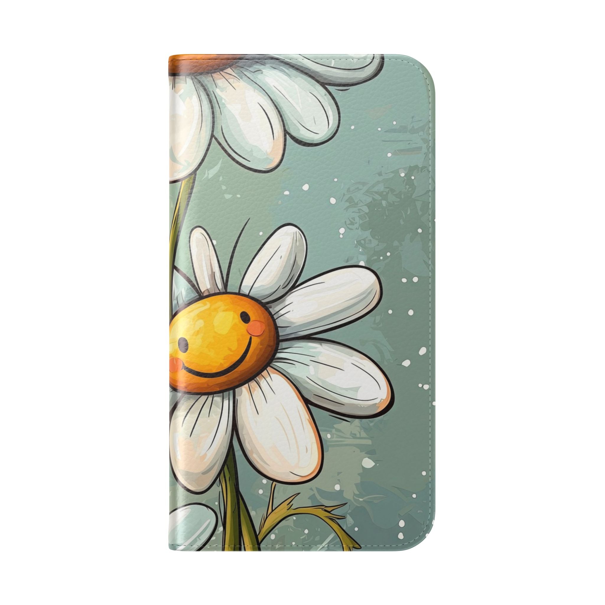 Smiling Daisies Burst - iPhone 15 Pro Max Case - Wallet