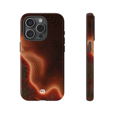 Caldera Ridge · Tough Phone Case for iPhone · Orange