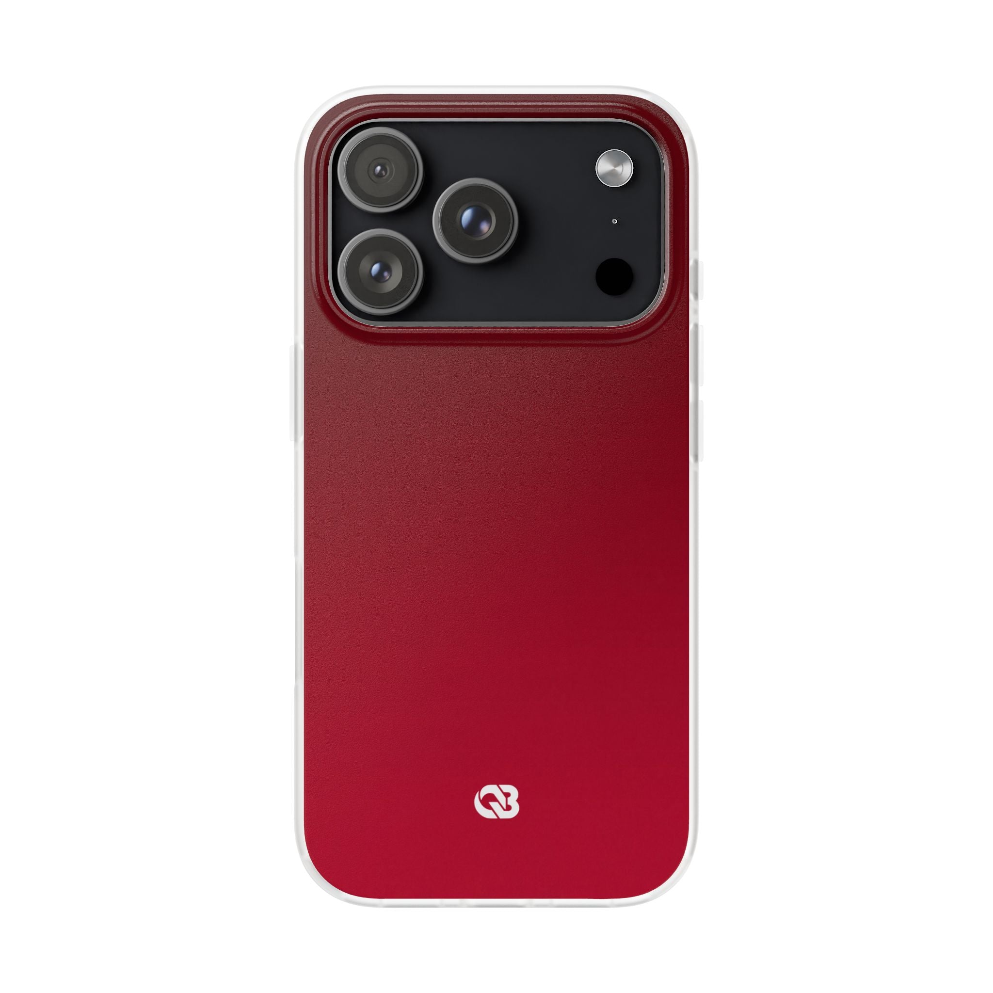 Red Lite Phone Case for iPhone - Crimson Velvet Fade