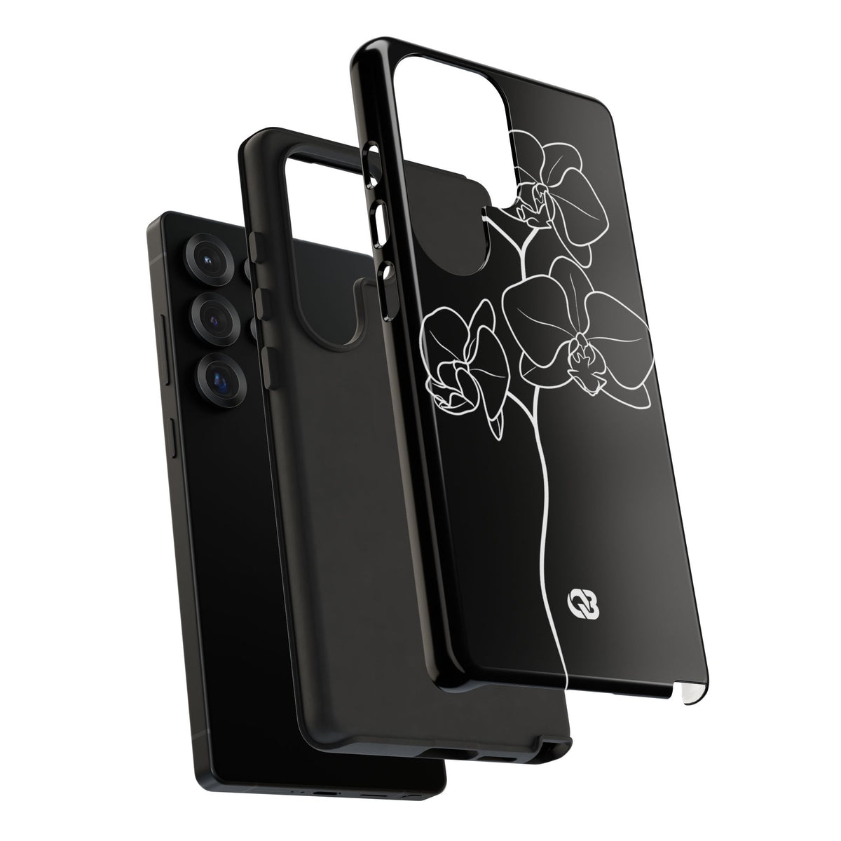 Midnight Orchid · Tough Phone Case for Samsung · Black