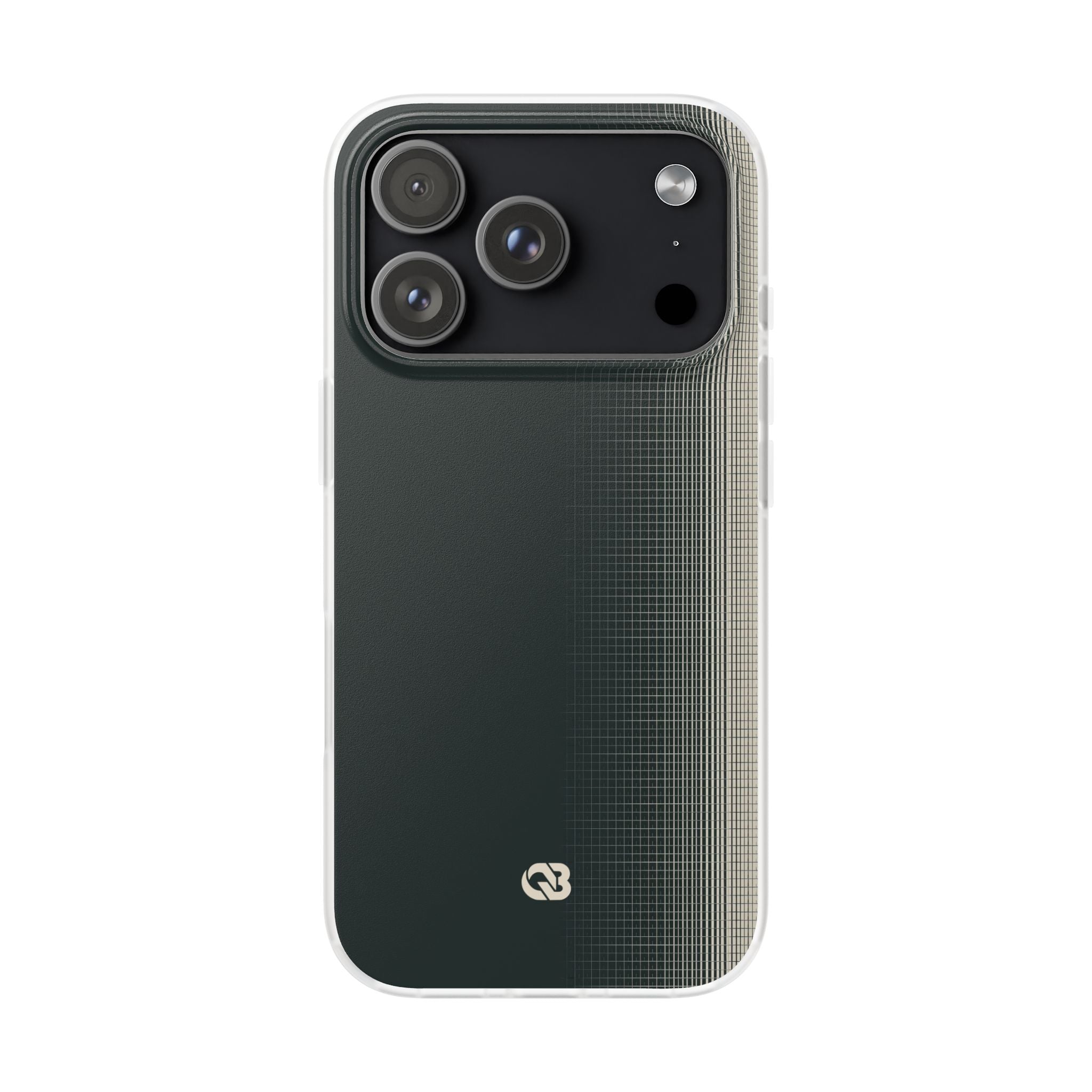 Grey Lite Phone Case for iPhone - Charcoal Tech Grid