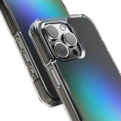 Black Impact MagSafe Phone Case for iPhone - Electric Prism Grain