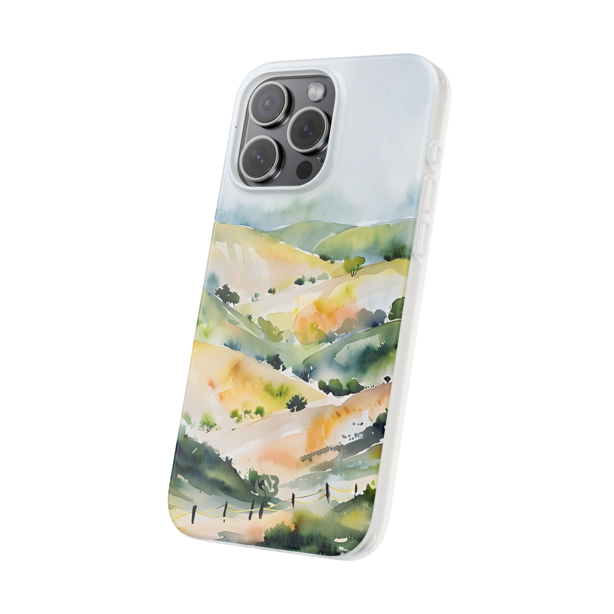 Verdant Mist Valleys · Soft Phone Case for iPhone