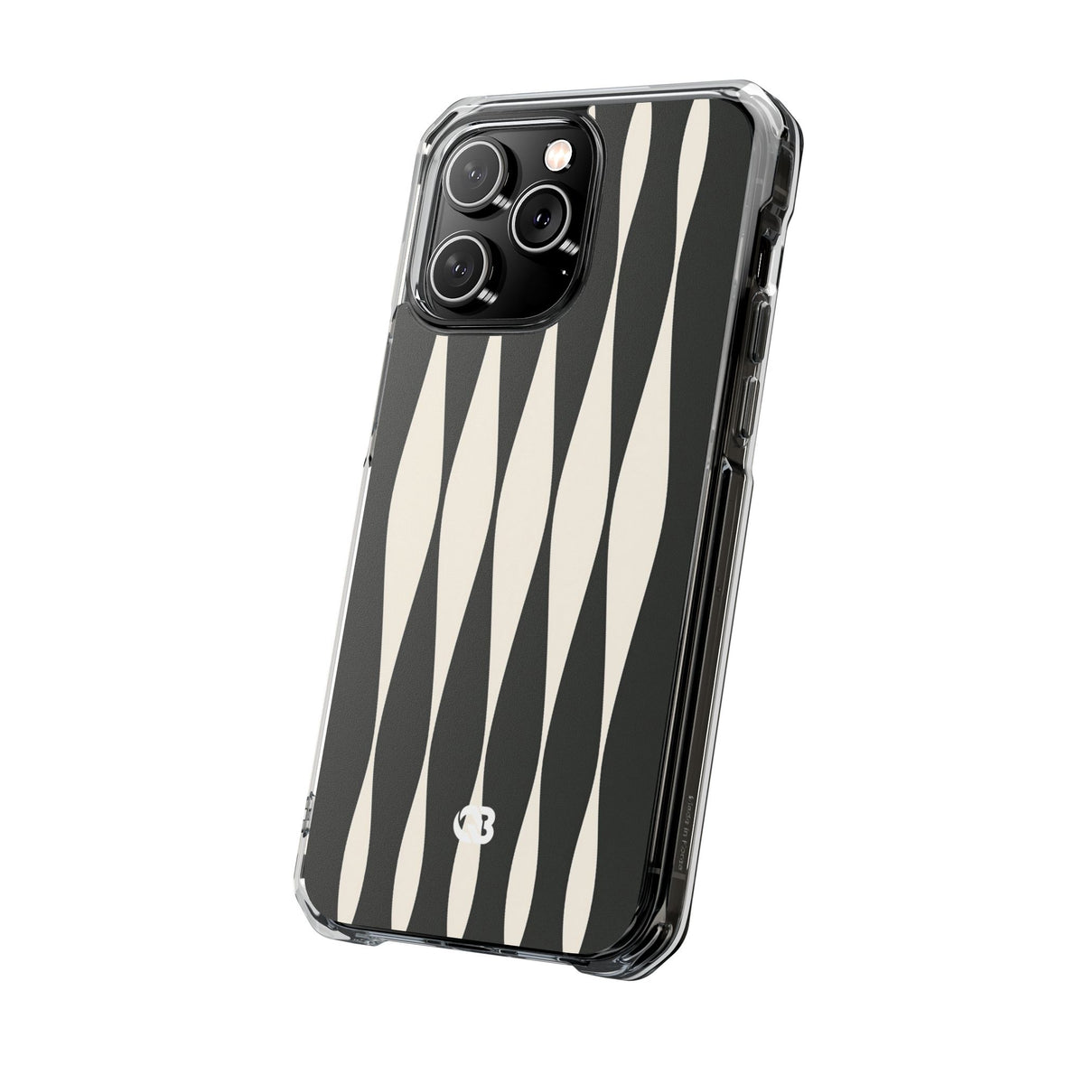 Orbital Resonance · Clear Impact Magnetic Phone Case for iPhone ·  Black