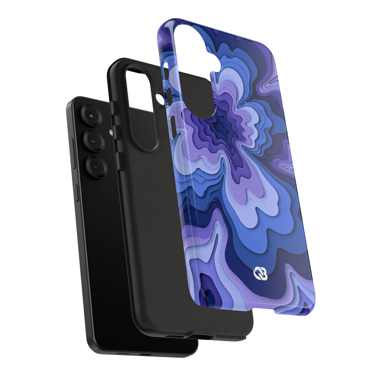 Periwinkle Strata Bloom · Tough Phone Case for Samsung · Purple