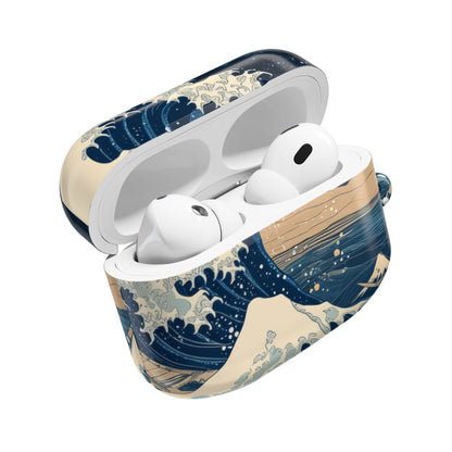 Cresting Navy Wave - AirPods Case