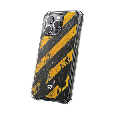 Urban Hazard Decay · Clear Impact Magnetic Phone Case for iPhone · Black