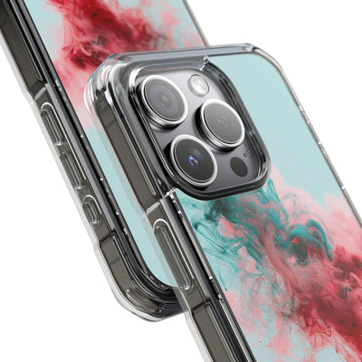 Sonic Bloom · Clear Impact Magnetic Phone Case for iPhone · Red