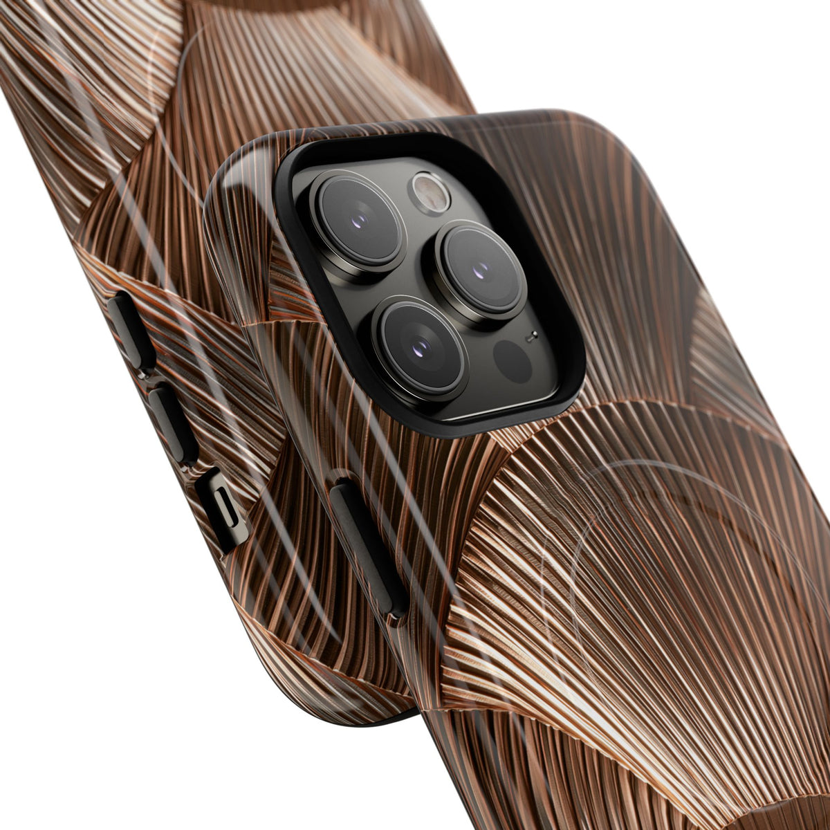 Rose Gilded Fan · Tough 2.0 Magnetic Phone Case for iPhone · Gold