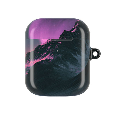 Arctic Aurora Summit · Hard Case for AirPods & AirPods Pro · Black