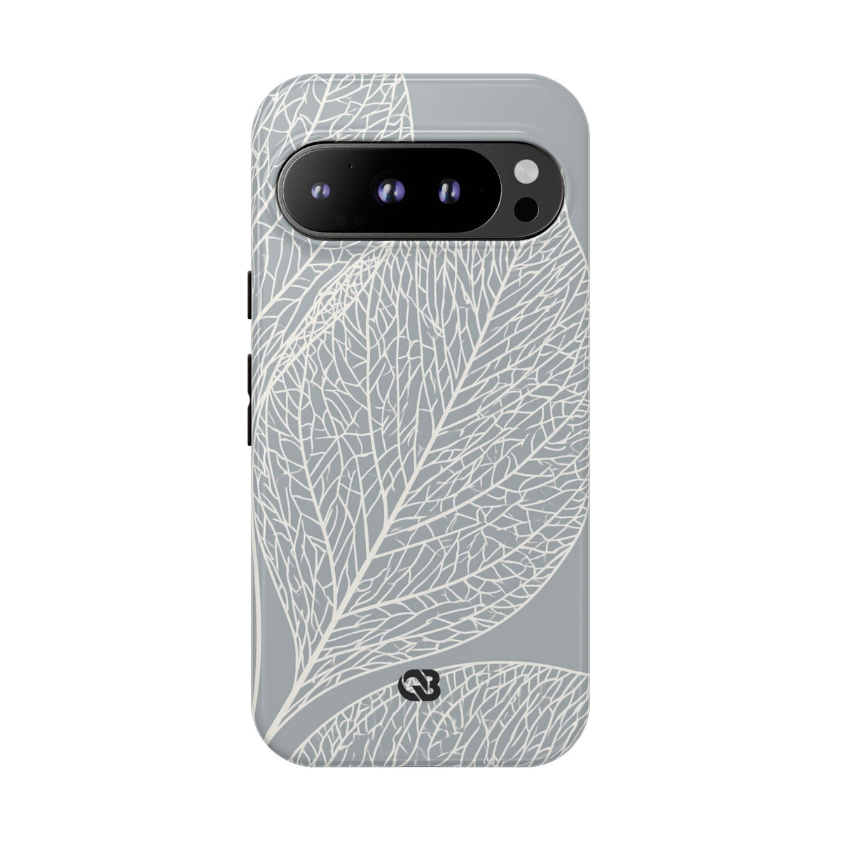 Minimal Leaf Skeleton · Tough Phone Case for Pixel ·  Grey