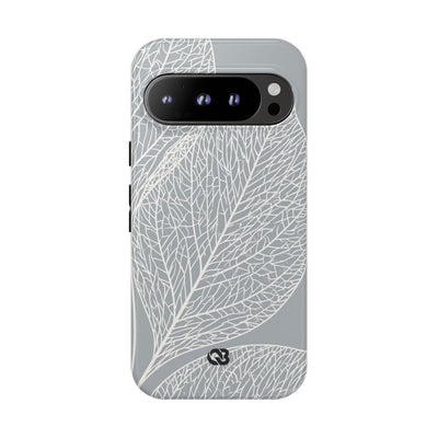 Minimal Leaf Skeleton · Tough Phone Case for Pixel ·  Grey
