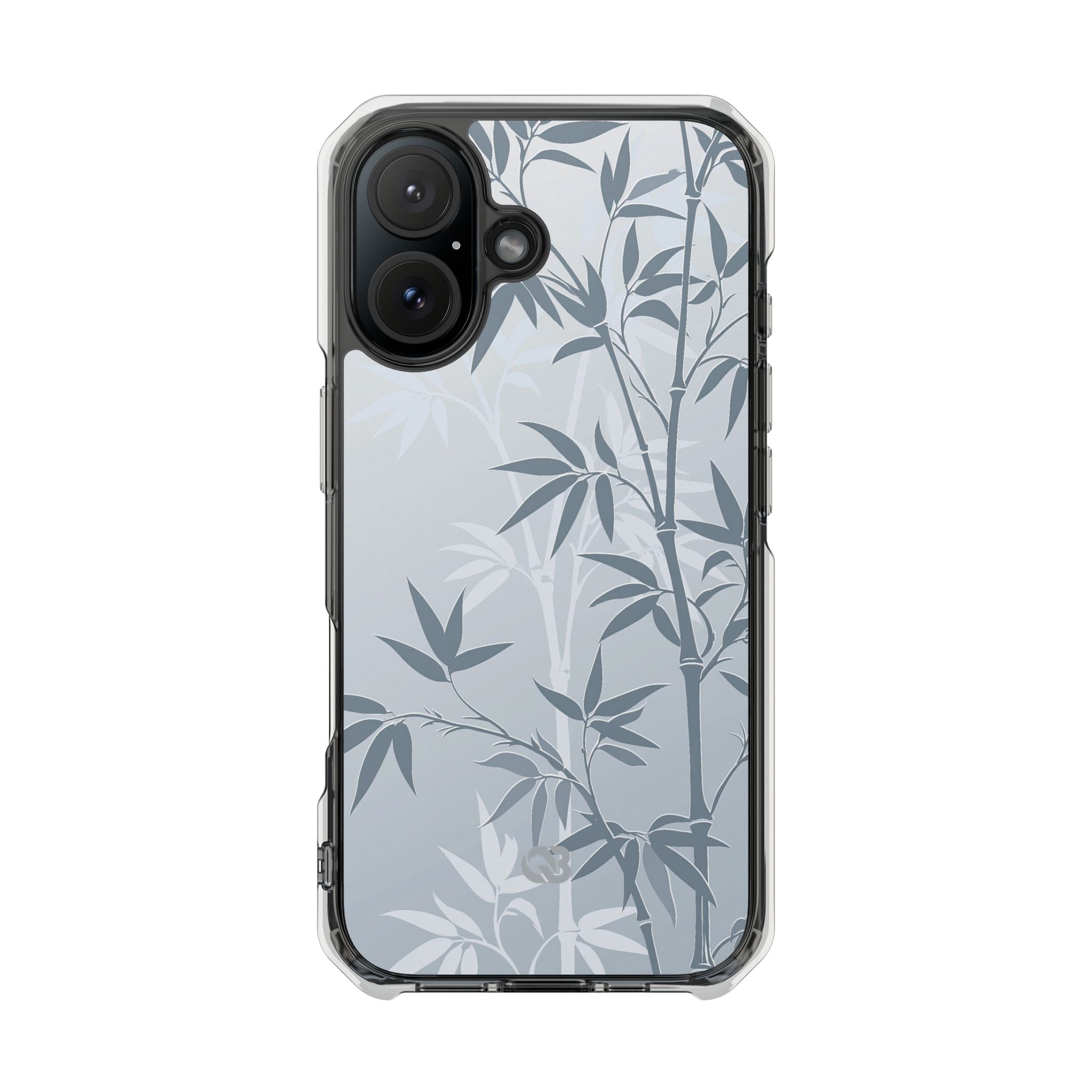 Blue Impact MagSafe Phone Case for iPhone - Slate Bamboo Shadow