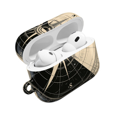 Orbital Meridian · Hard Case for AirPods & AirPods Pro · Black