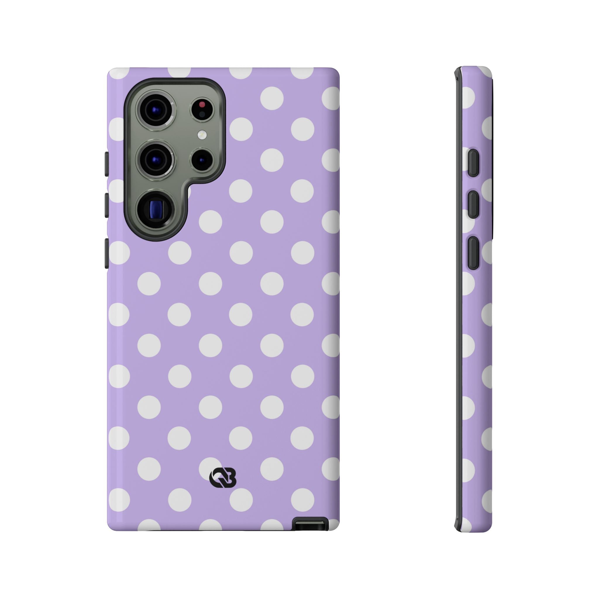 Lavender Polka Grid · Tough Θήκη για Samsung