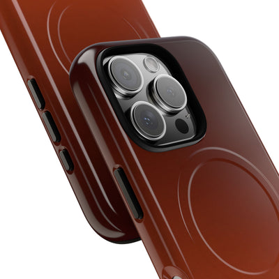 Orange Tough 2.0 Magsafe Phone Case for iPhone - Obsidian Ember Fade