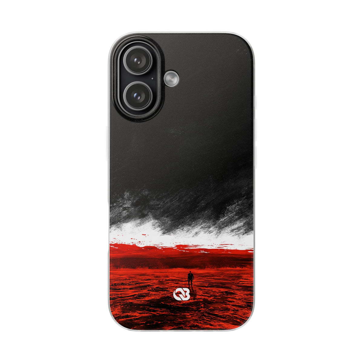Crimson Void · Lite Phone Case for iPhone ·  Black
