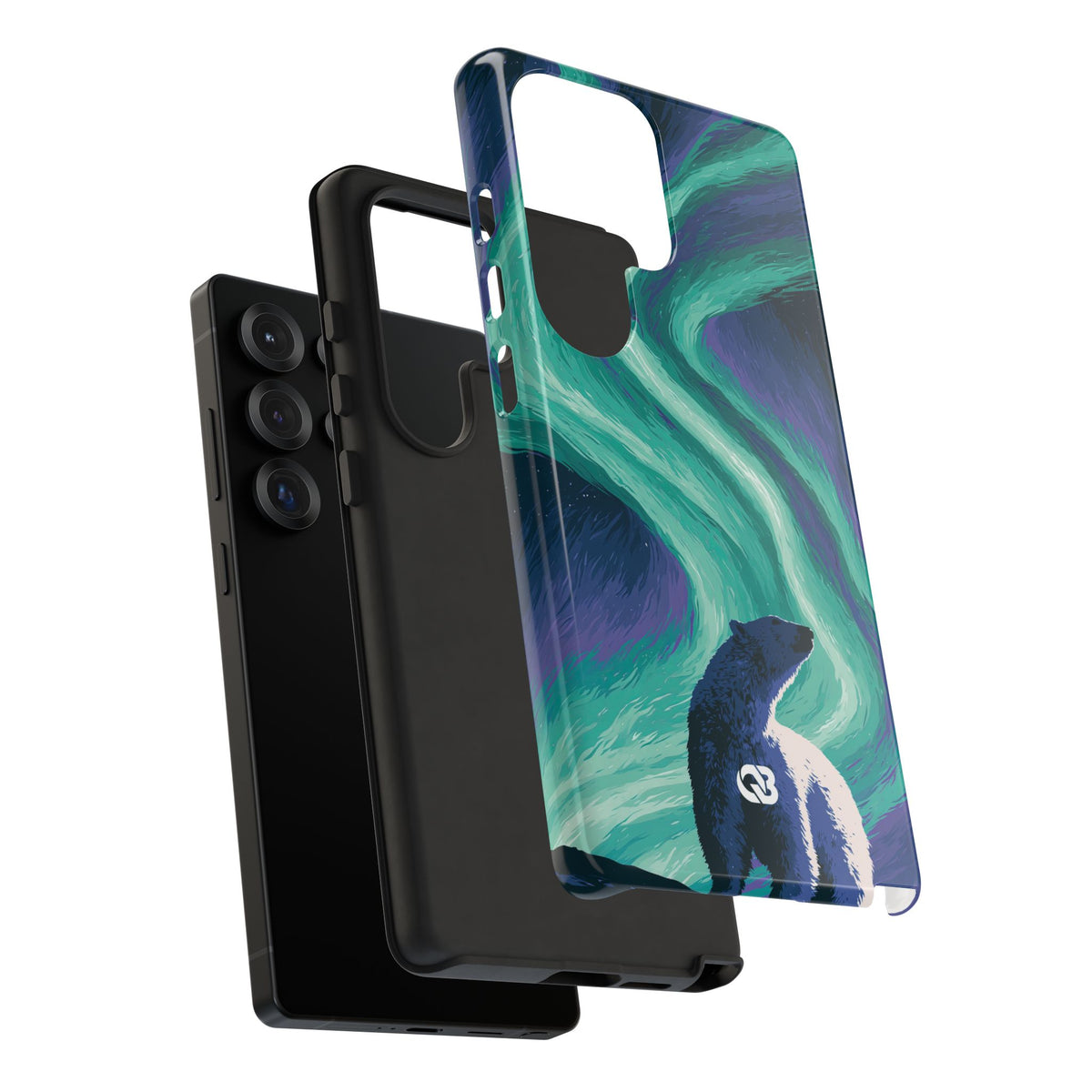 Arctic Aurora Bear · Tough Phone Case for Samsung · Teal