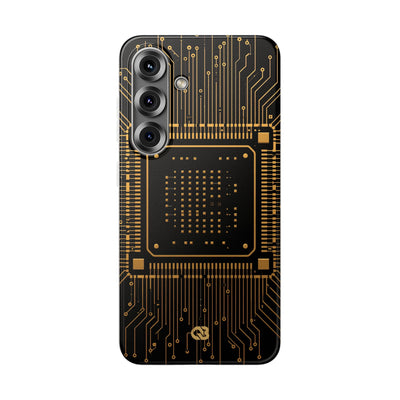 Gold Lite Phone Case for Samsung - Cyber Gold Processor