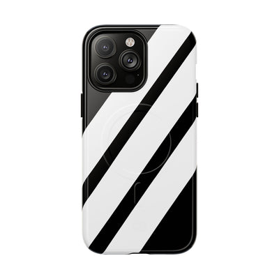 Obsidian White Bars · Tough+ Phone Case for iPhone · Magsafe