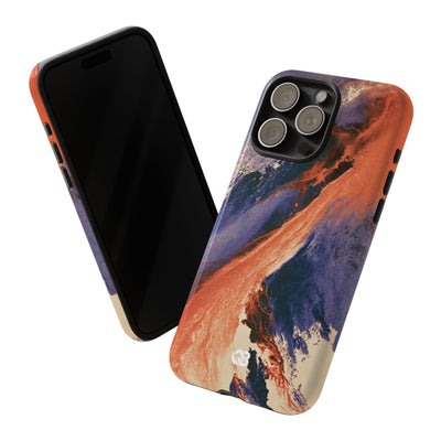 Solar Aura Drift · Tough Phone Case for iPhone · Orange
