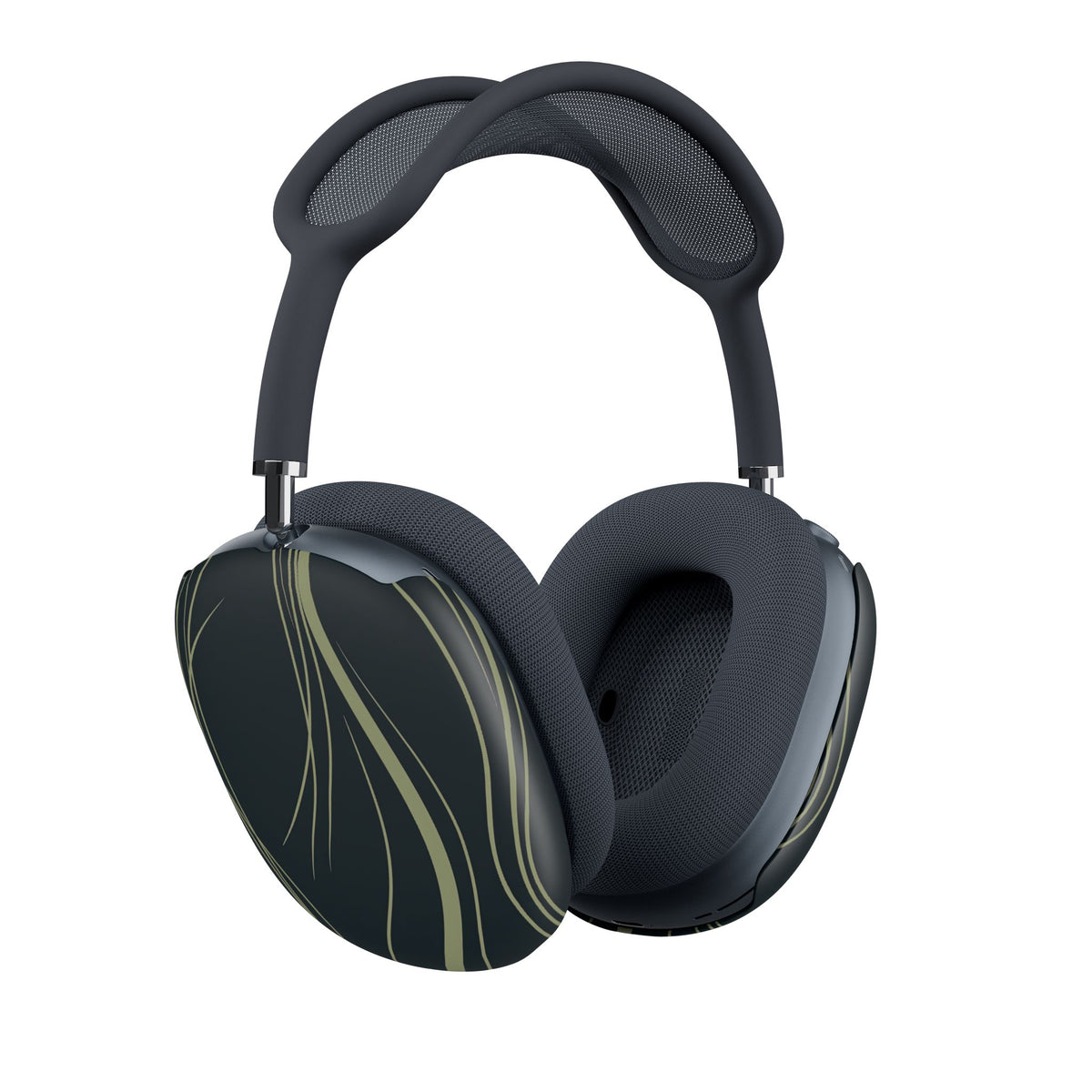 Serpentine Reeds · Hard Case for AirPods Max · Green