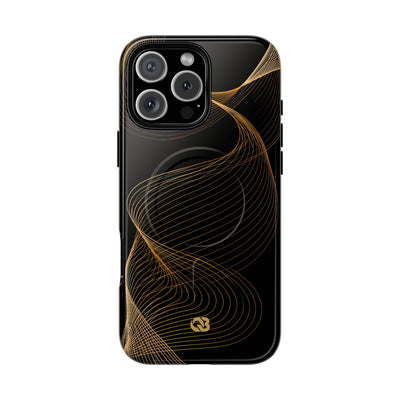 Gold Tough 2.0 Magsafe Phone Case for iPhone - Burnished Bronze Helix