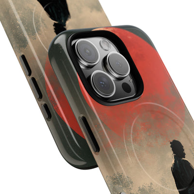 Crimson Moon Ronin · Tough 2.0 Magnetic Phone Case for iPhone · Red
