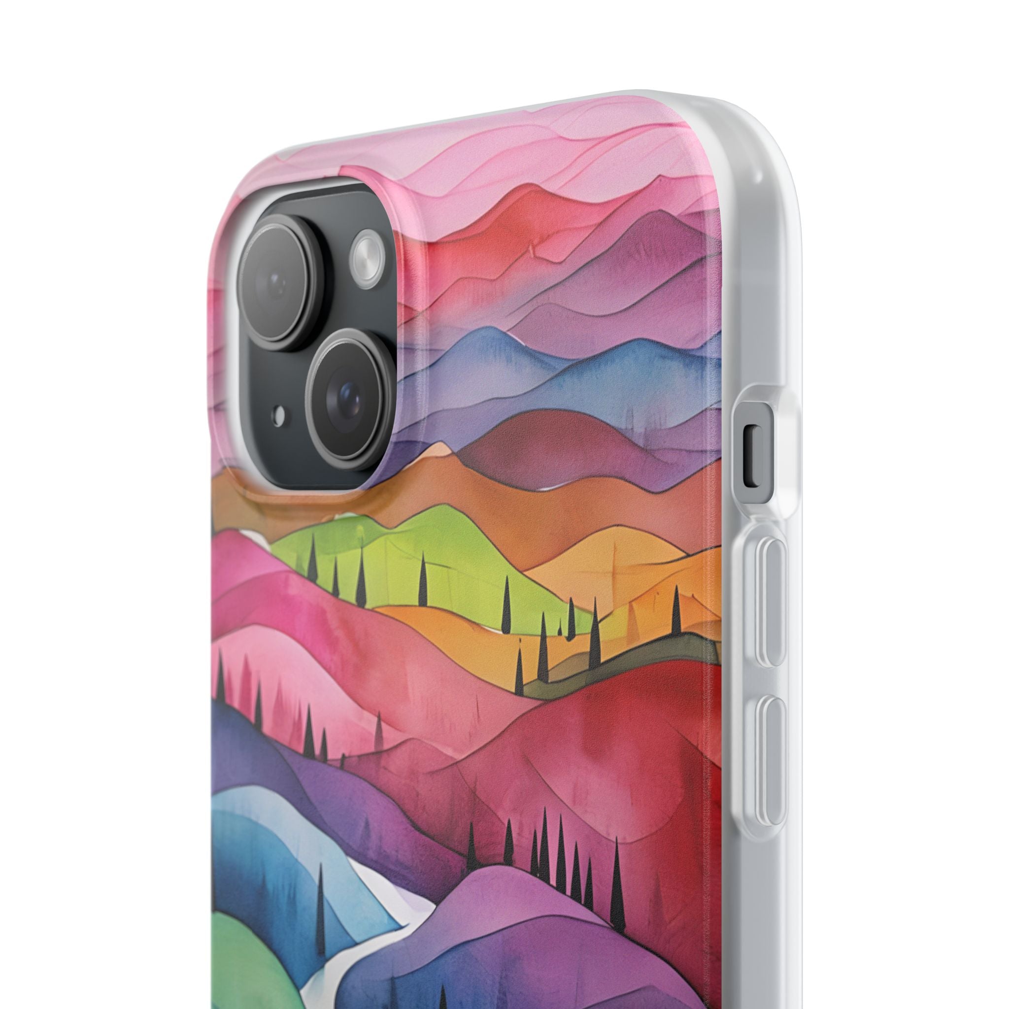 Winding Verdure iPhone 15 Plus Cover - Zacht