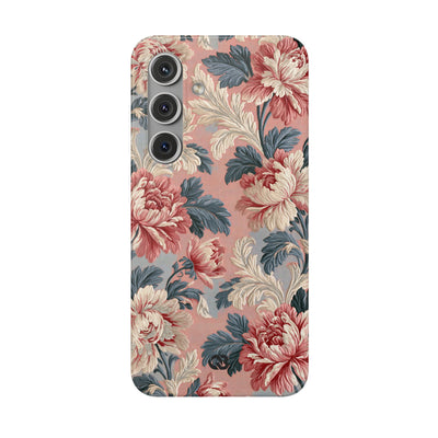 Blush Peony Jacquard · Lite Phone Case for Samsung · Pink